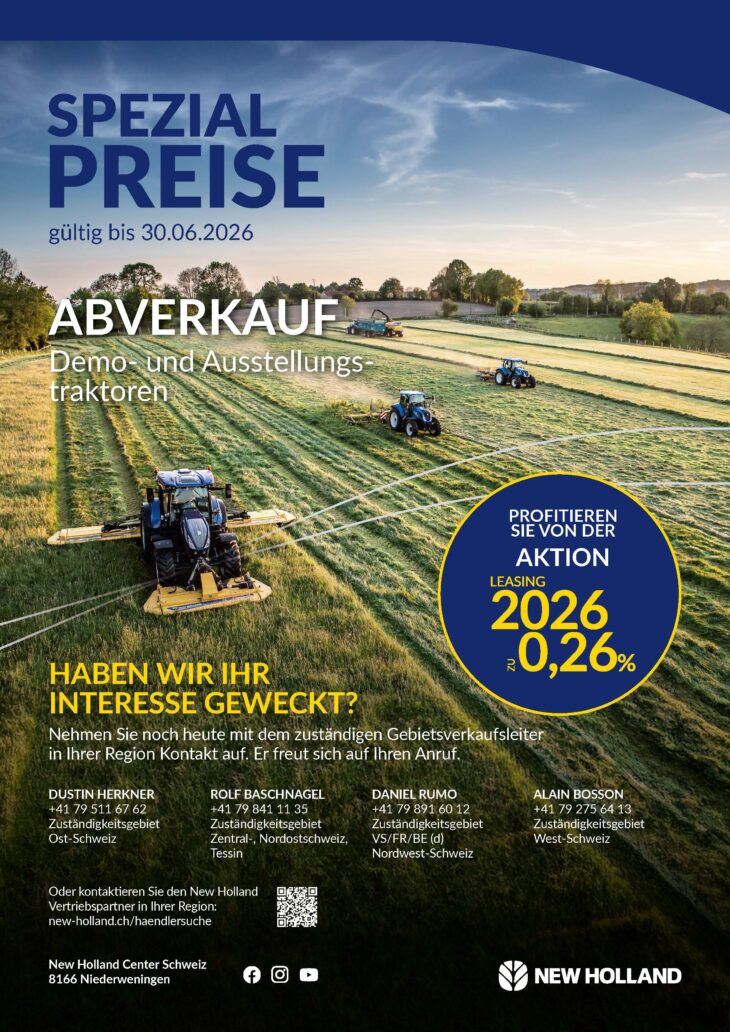 260039 CHD Bucher LT Flyer New Holland Abverkauf A4 FIN PRINT 300626 Seite 1
