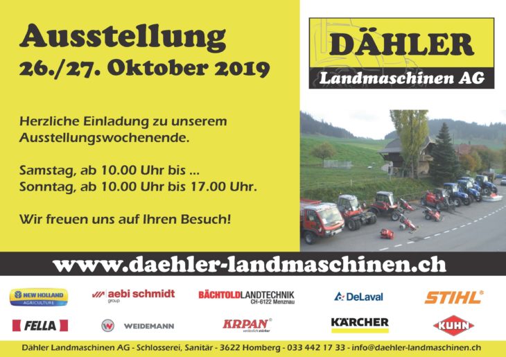 Flyer Ausstellung2019 Dähler