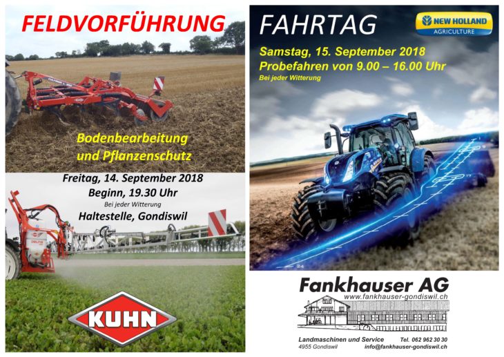 Flyer Fankhauser Ag Gondiswil