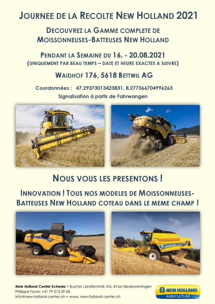 Journee De La Recolte New Holland 2021