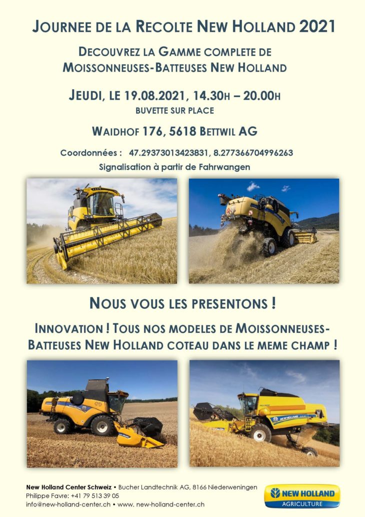 Journee De La Recolte New Holland 2021 19 08 21 14 30 20 00 H