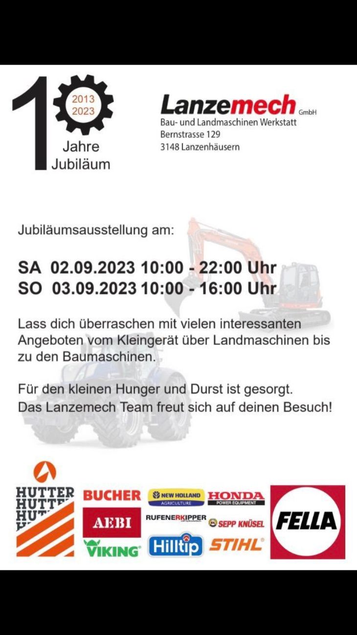 Lanzemech Gmb H Flyer 10jähriges Jubiläum 02 03 09 23