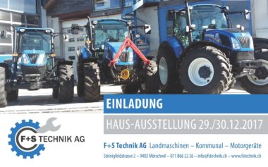 Hausaustellung F+S TECHNIK AG